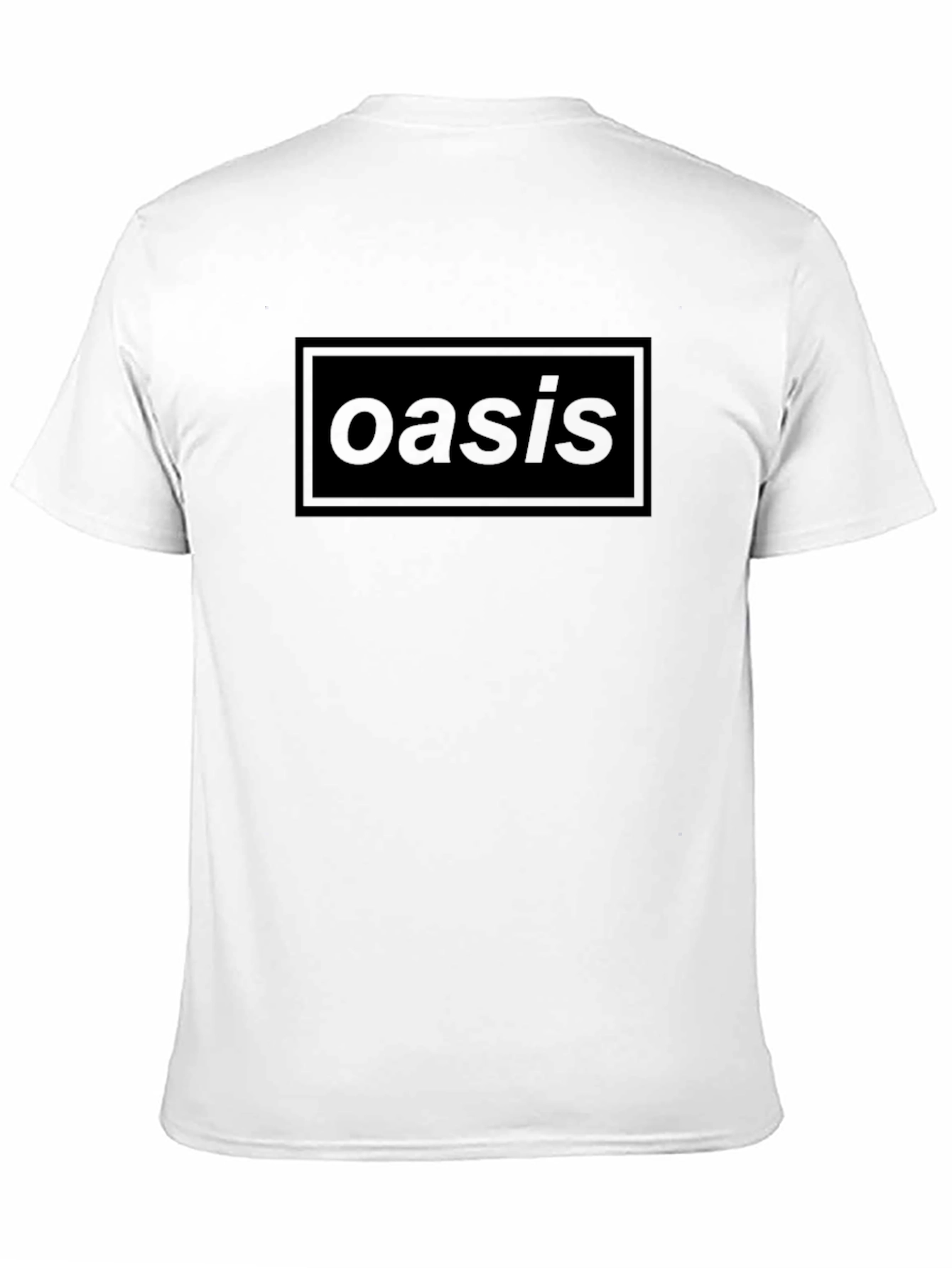 Oasis Black T-Shirt Band Logo