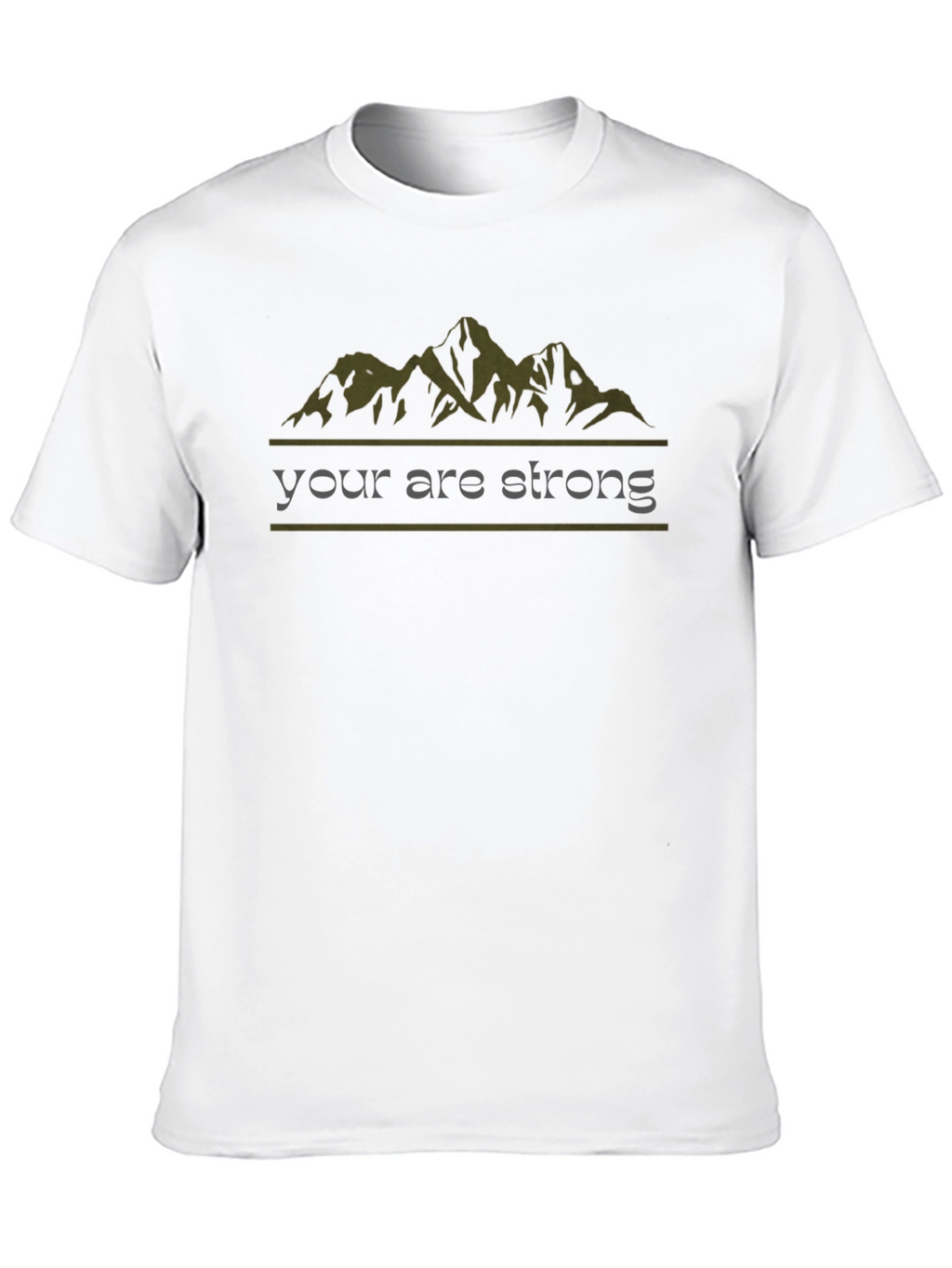 You Are Strong Mountain Graphic Tee