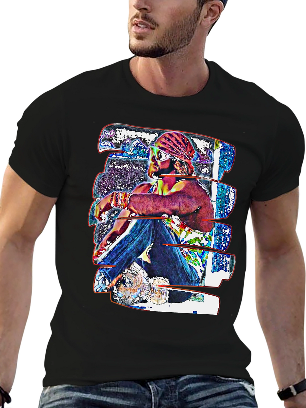 Macho Man Randy Savage Graphic T-Shirt