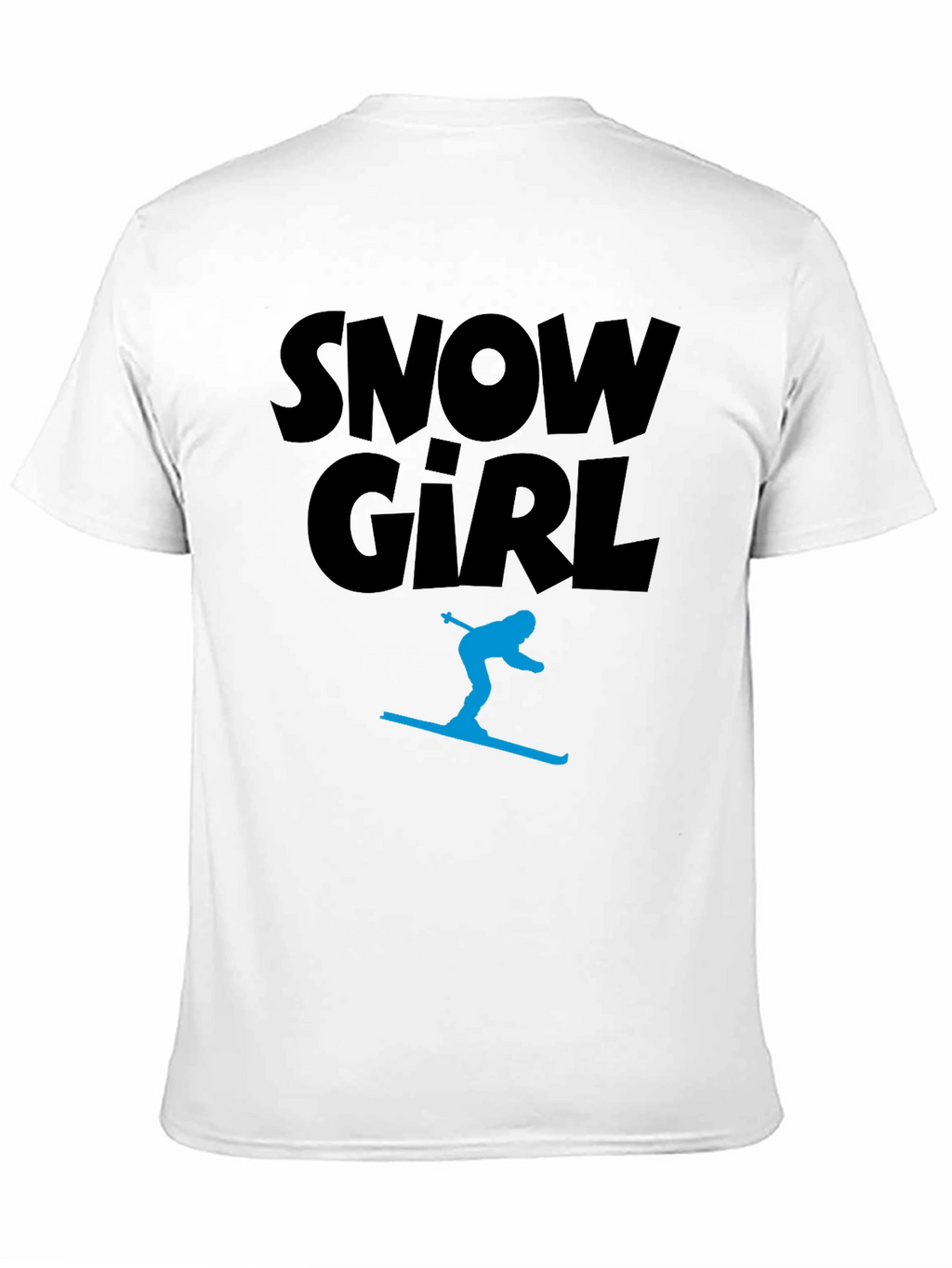Snow Girl Graphic Tee - Black T-Shirt