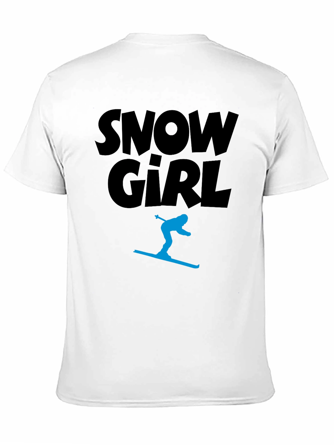 Snow Girl Graphic Tee - Black T-Shirt