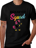 Behavior Squad Unicorn Black T-Shirt