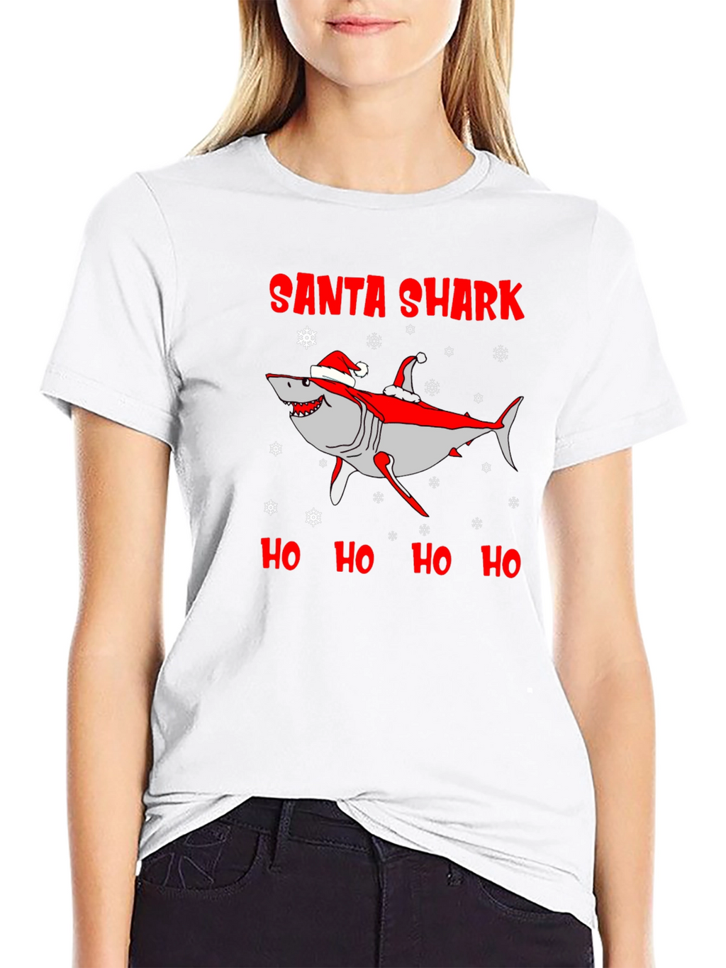 Santa Shark Christmas T-Shirt