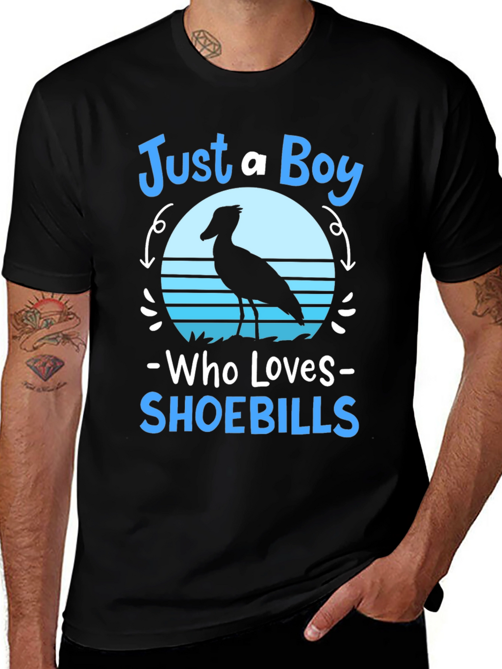 Just a Boy Who Loves Shoebills T-Shirt