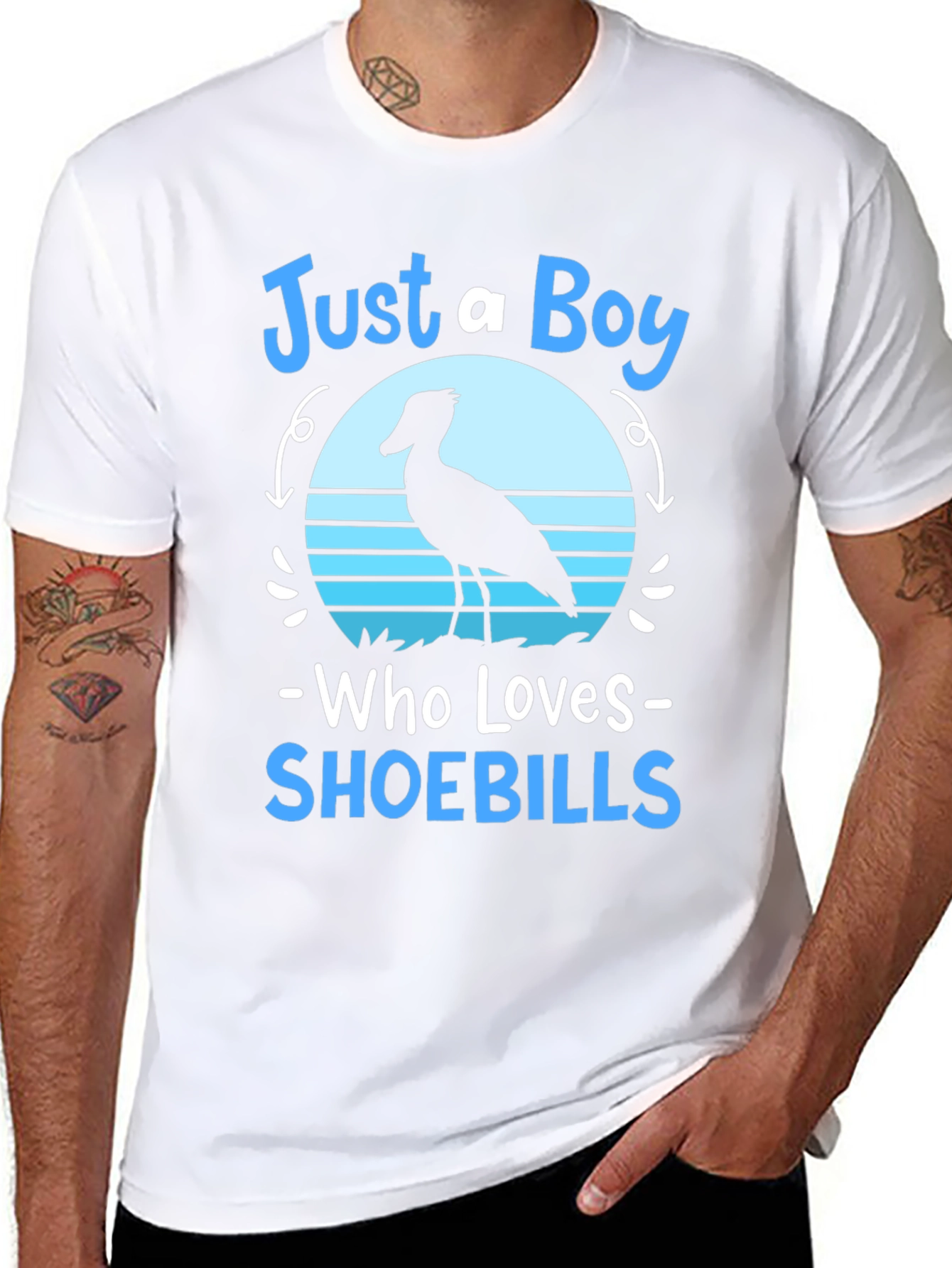 Just a Boy Who Loves Shoebills T-Shirt