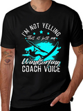 Im Not Yelling Windsurfing Coach Voice Graphic Tee