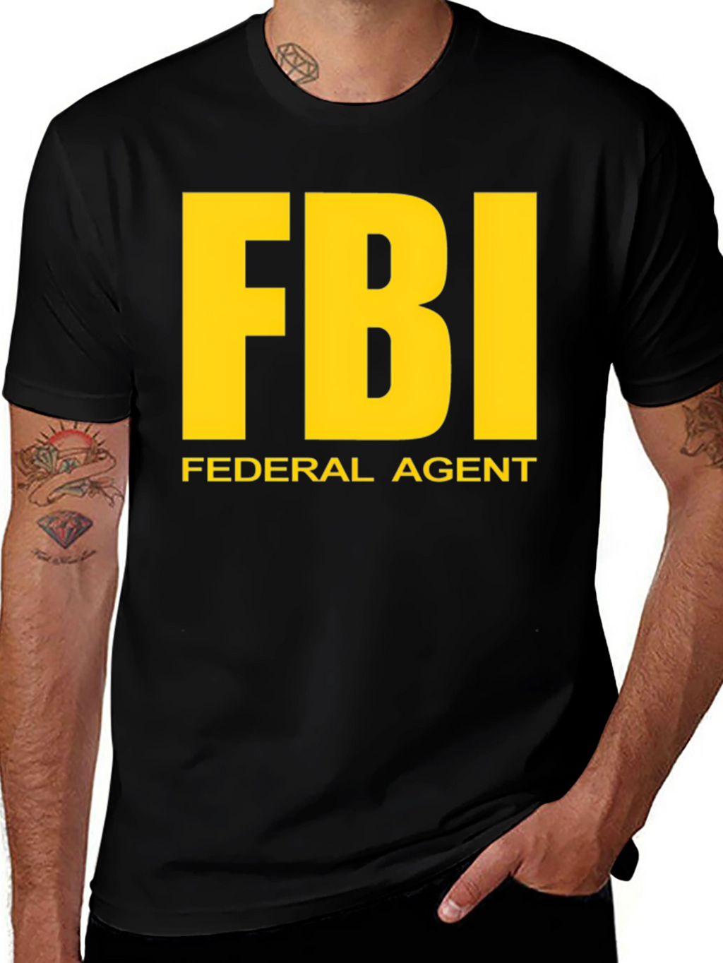 FBI Federal Agent Graphic T-Shirt