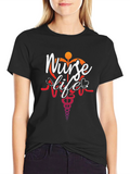 Nurse Life Graphic T-Shirt