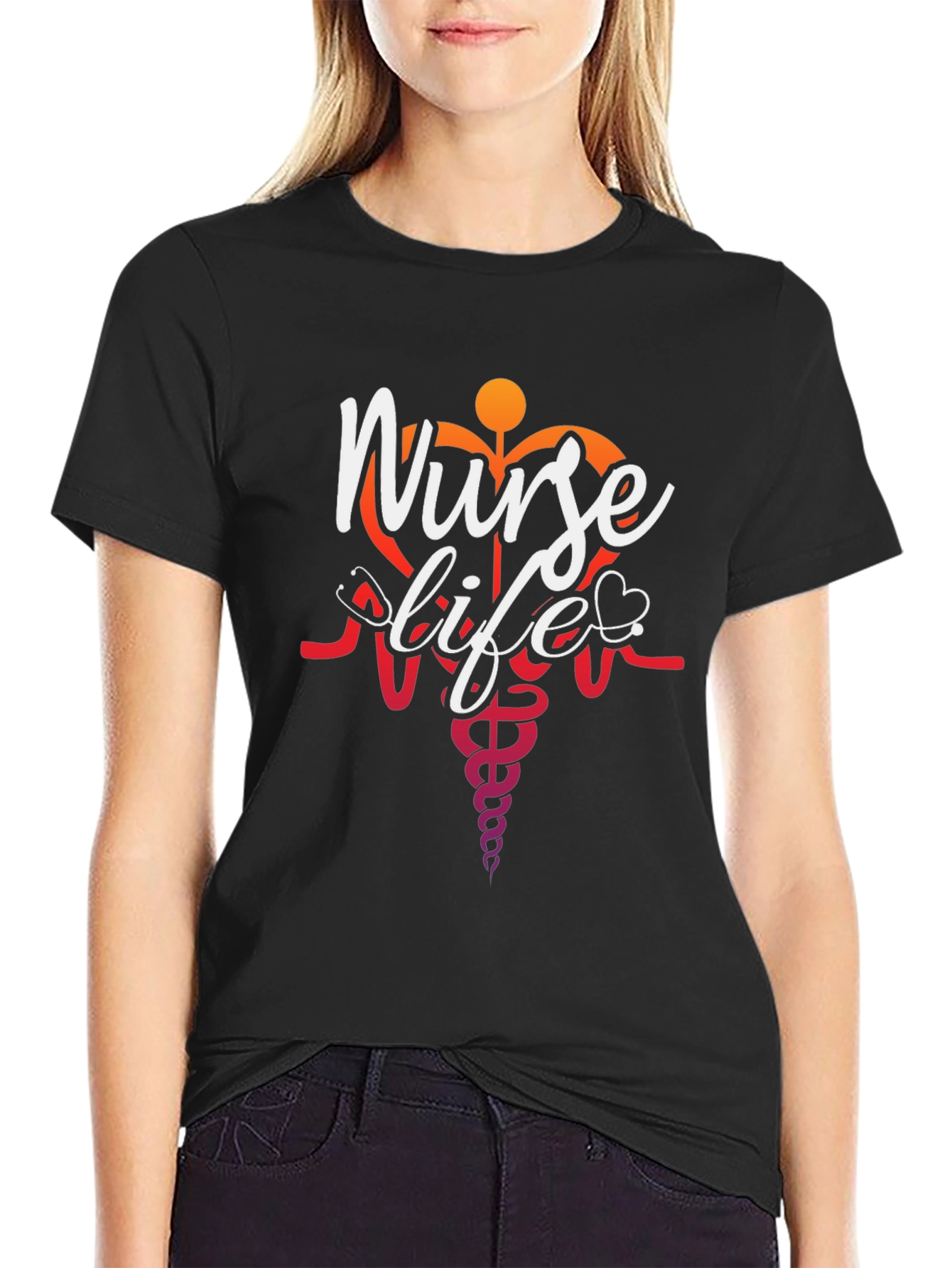 Nurse Life Graphic T-Shirt