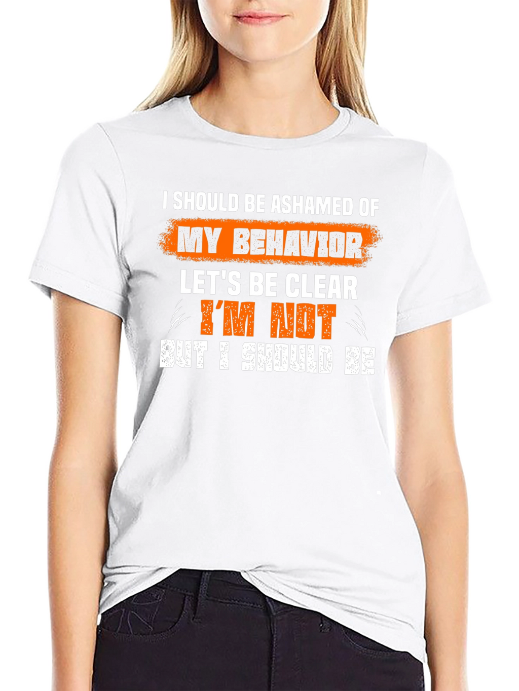Funny Graphic Tee - I Should Be Ashamed T-Shirt