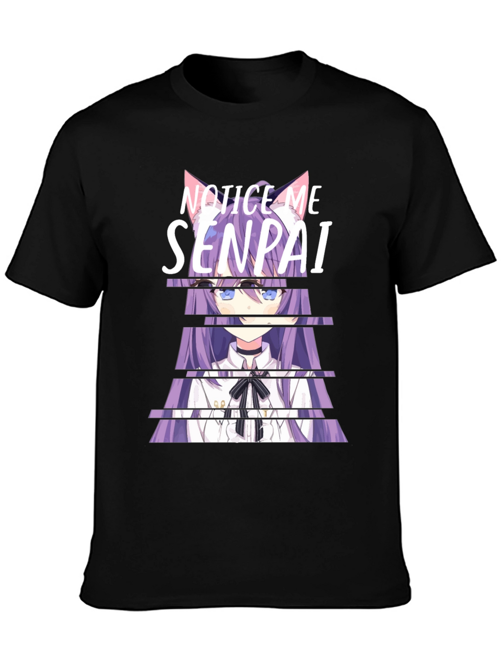 Notice Me Senpai Anime Graphic T-Shirt