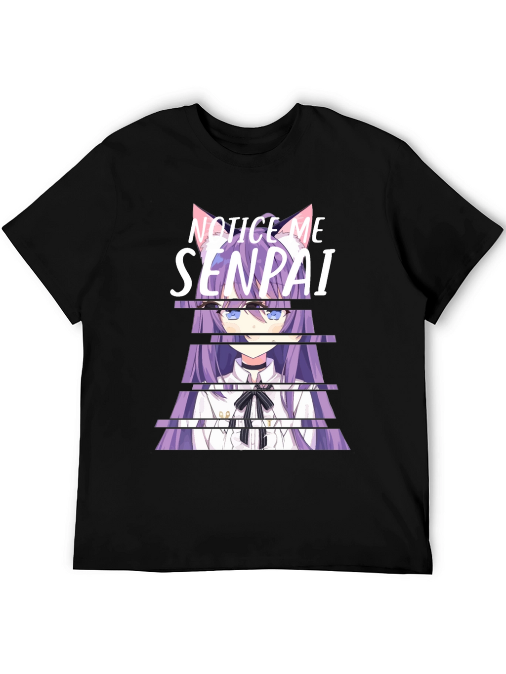 Notice Me Senpai Anime Graphic T-Shirt