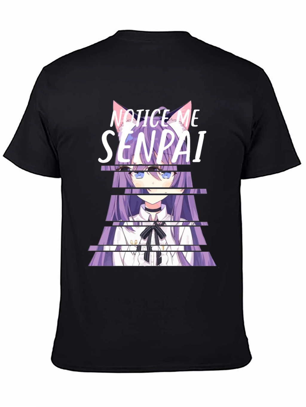 Notice Me Senpai Anime Graphic T-Shirt