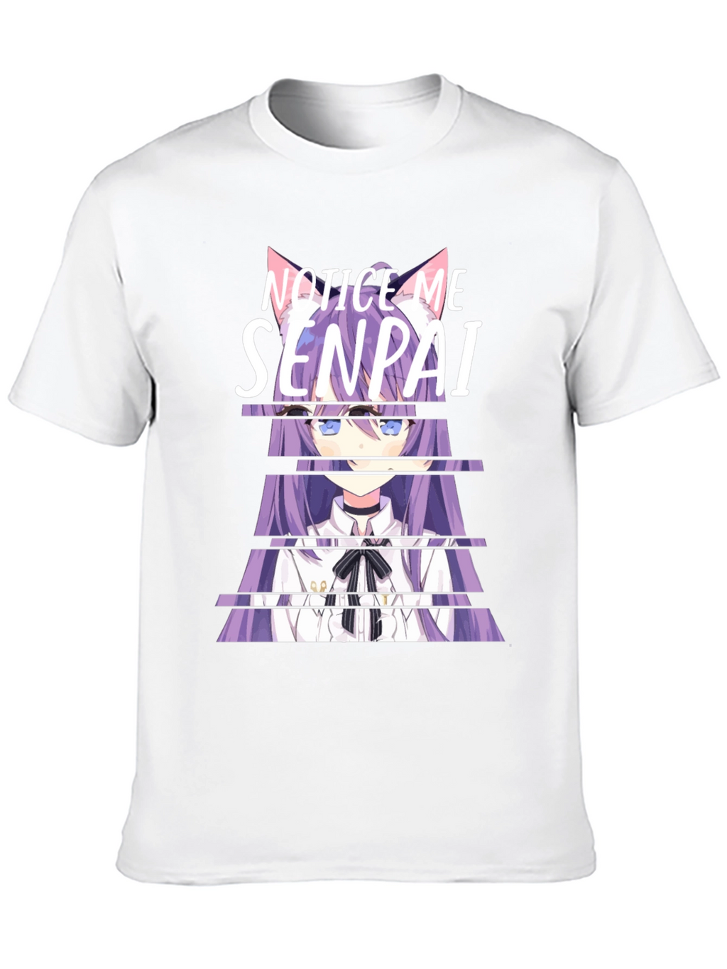 Notice Me Senpai Anime Graphic T-Shirt