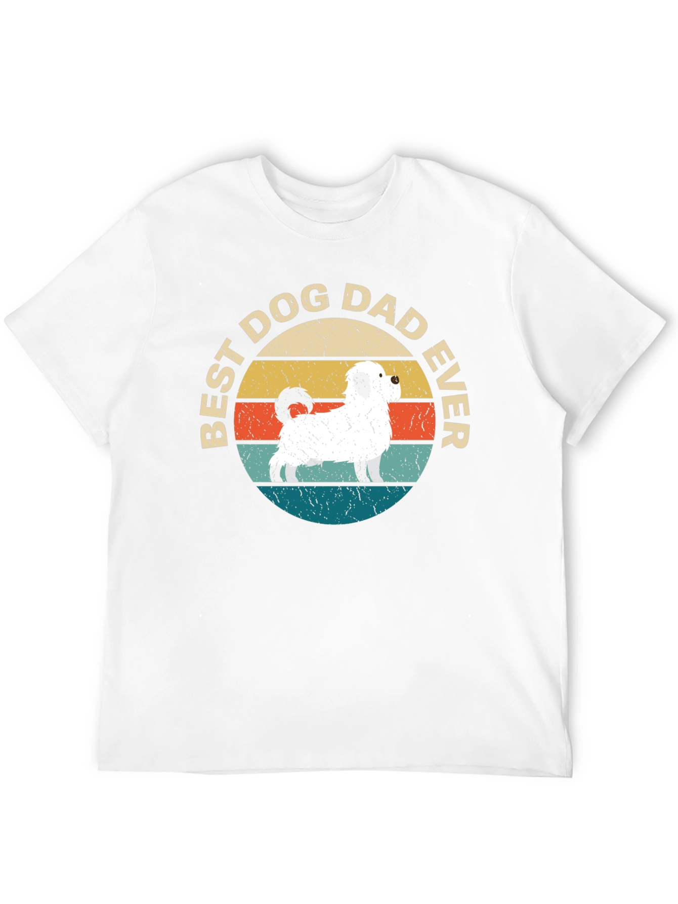 Best Dog Dad Ever T-Shirt - Cute Dog Graphic Tee