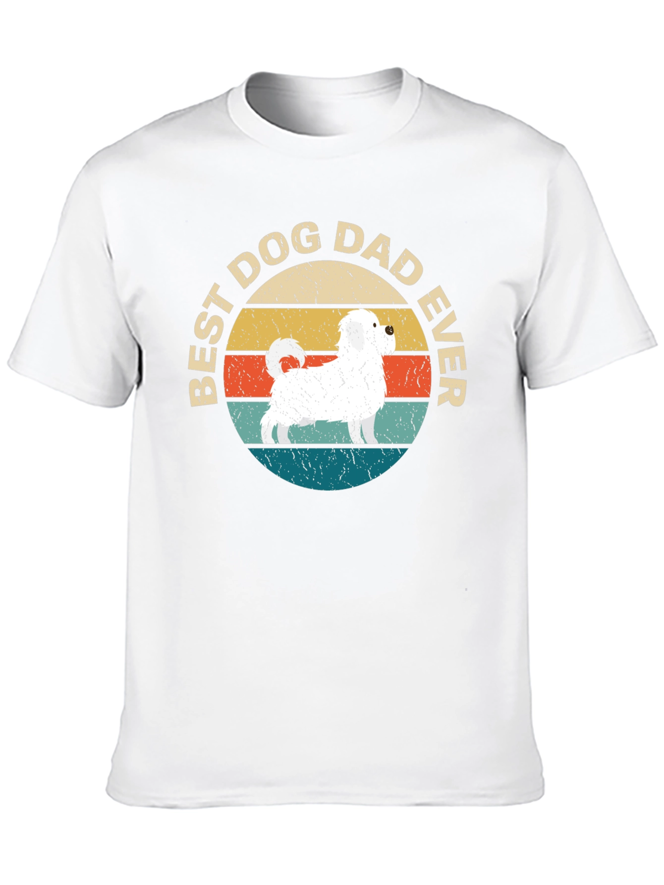 Best Dog Dad Ever T-Shirt - Cute Dog Graphic Tee