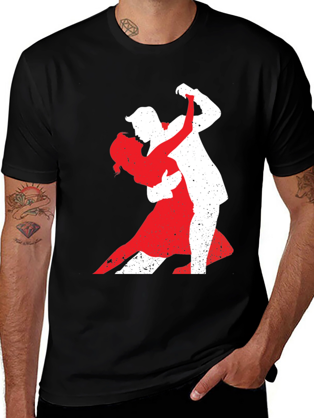 Tango Silhouette Graphic T-Shirt