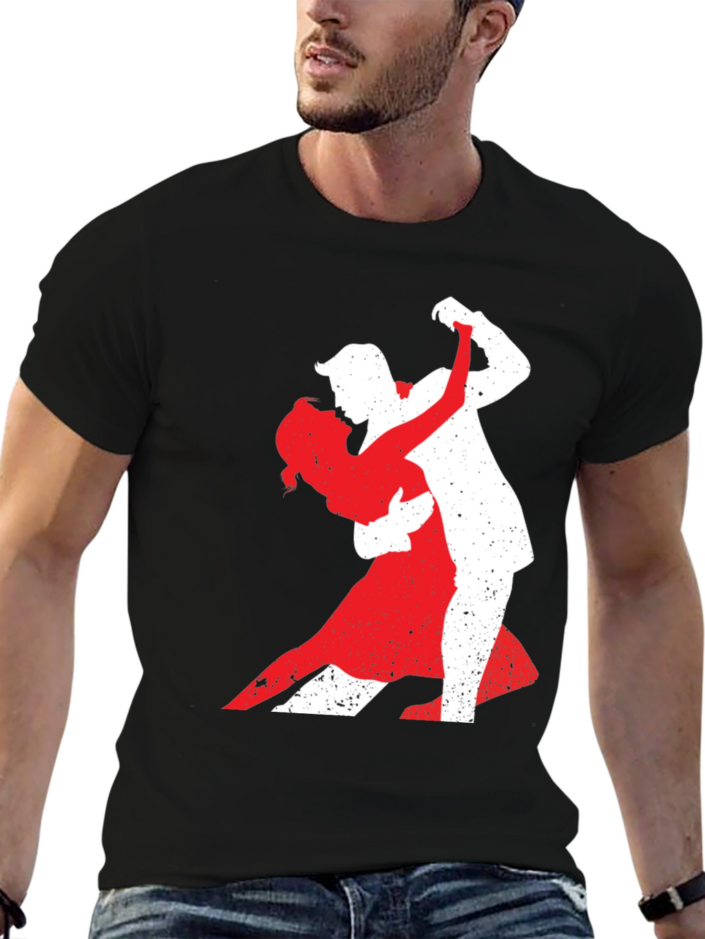Tango Silhouette Graphic T-Shirt