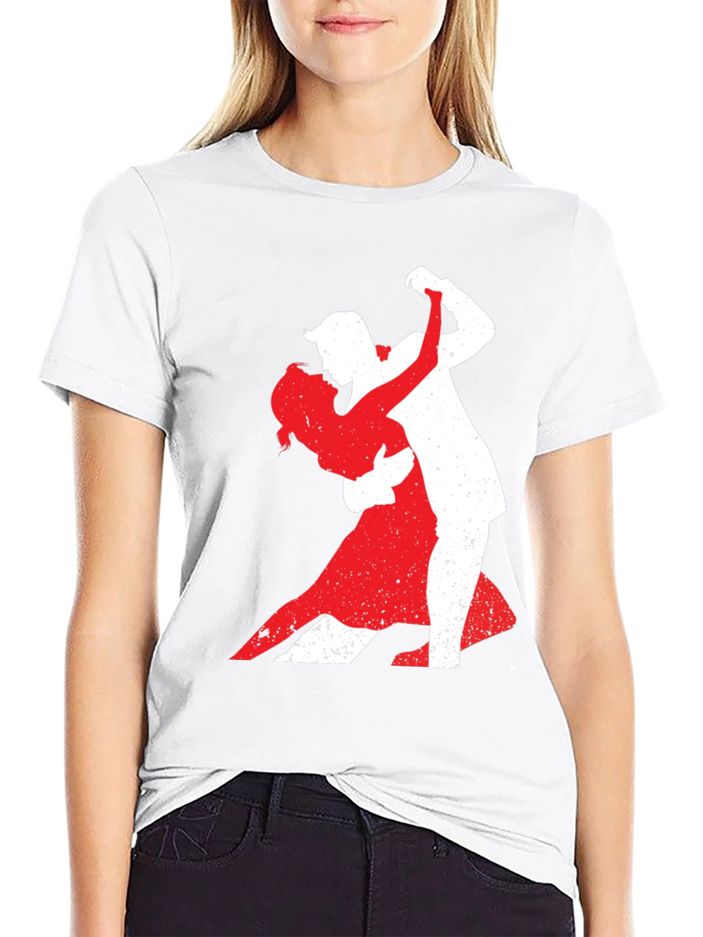 Tango Silhouette Graphic T-Shirt