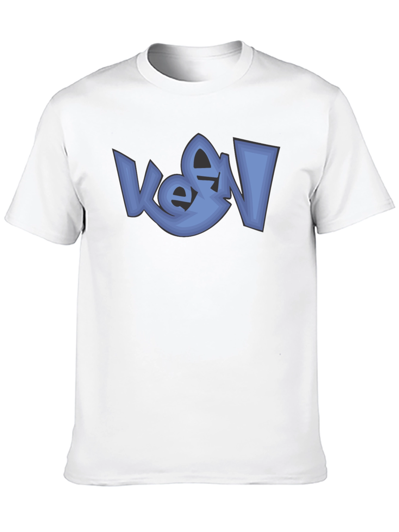 Modern Graphic Tee - Blue Urban Design