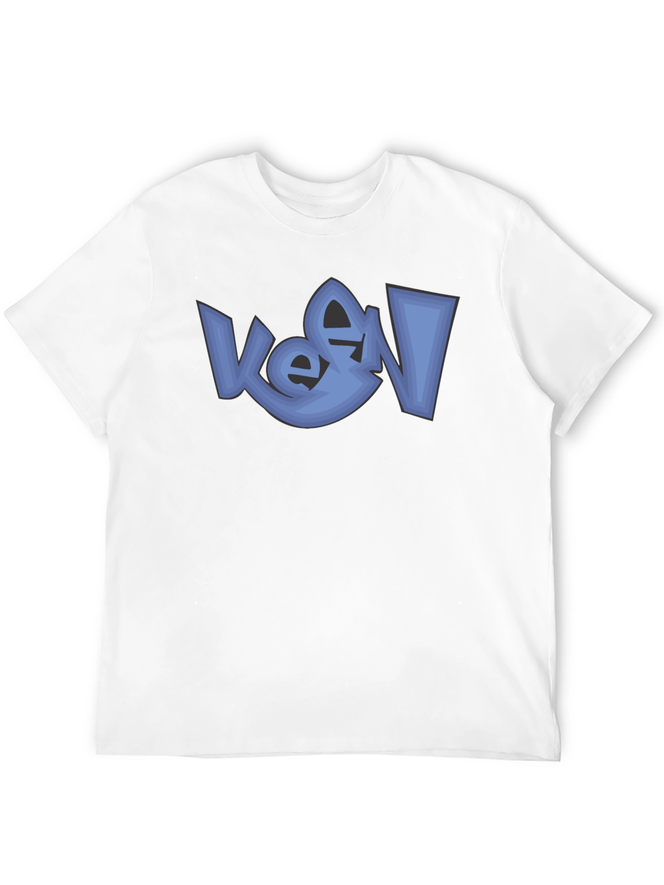 Modern Graphic Tee - Blue Urban Design