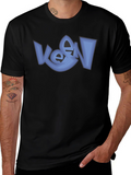 Modern Graphic Tee - Blue Urban Design