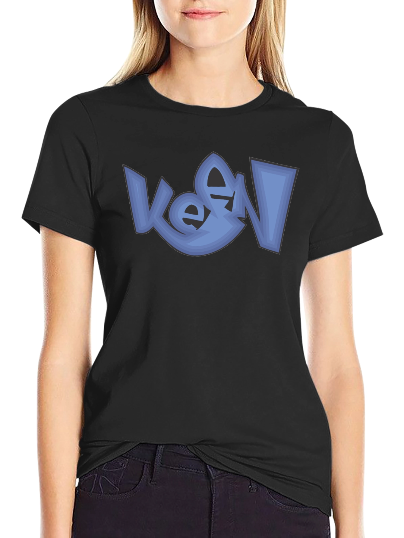 Modern Graphic Tee - Blue Urban Design