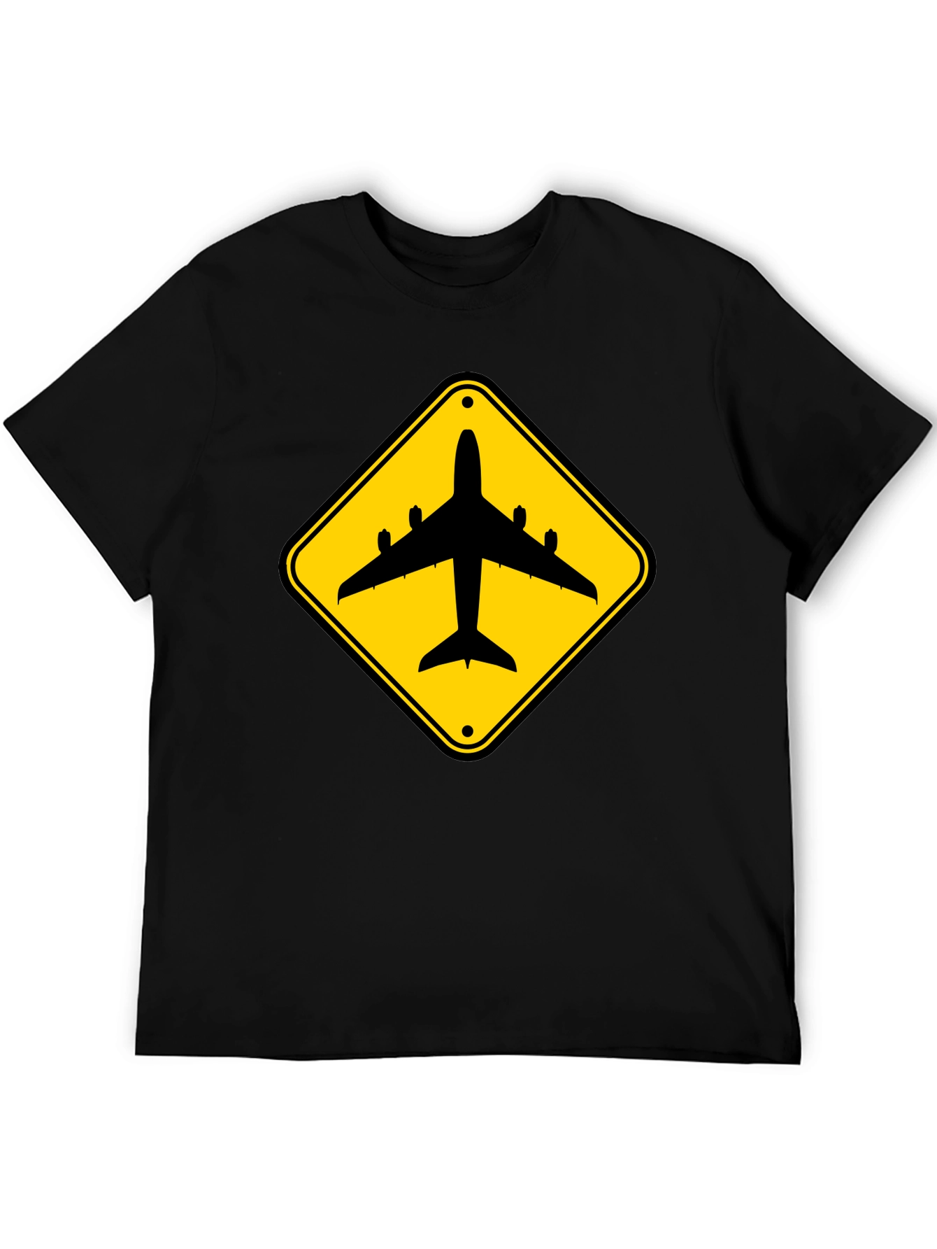 Airplane Sign T-Shirt - Aviation Enthusiast Tee