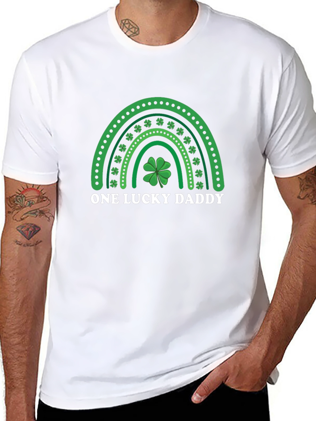 One Lucky Daddy St. Patricks Day T-Shirt