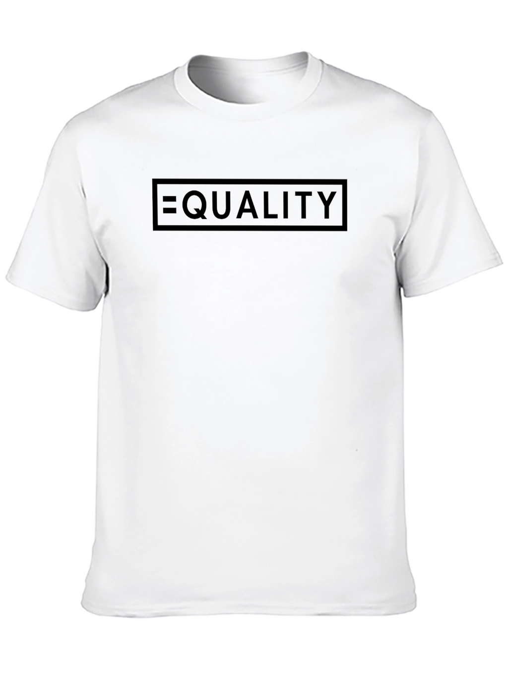 Equality Black Graphic Tee - Modern Statement Shirt