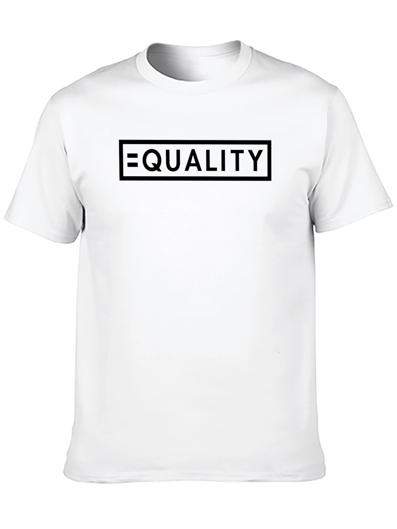 Equality Black Graphic Tee - Modern Statement Shirt