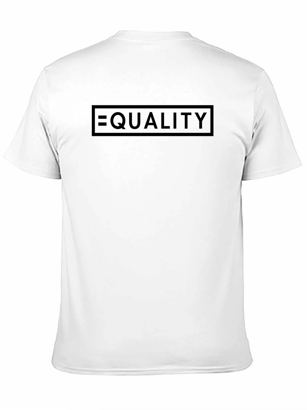 Equality Black Graphic Tee - Modern Statement Shirt
