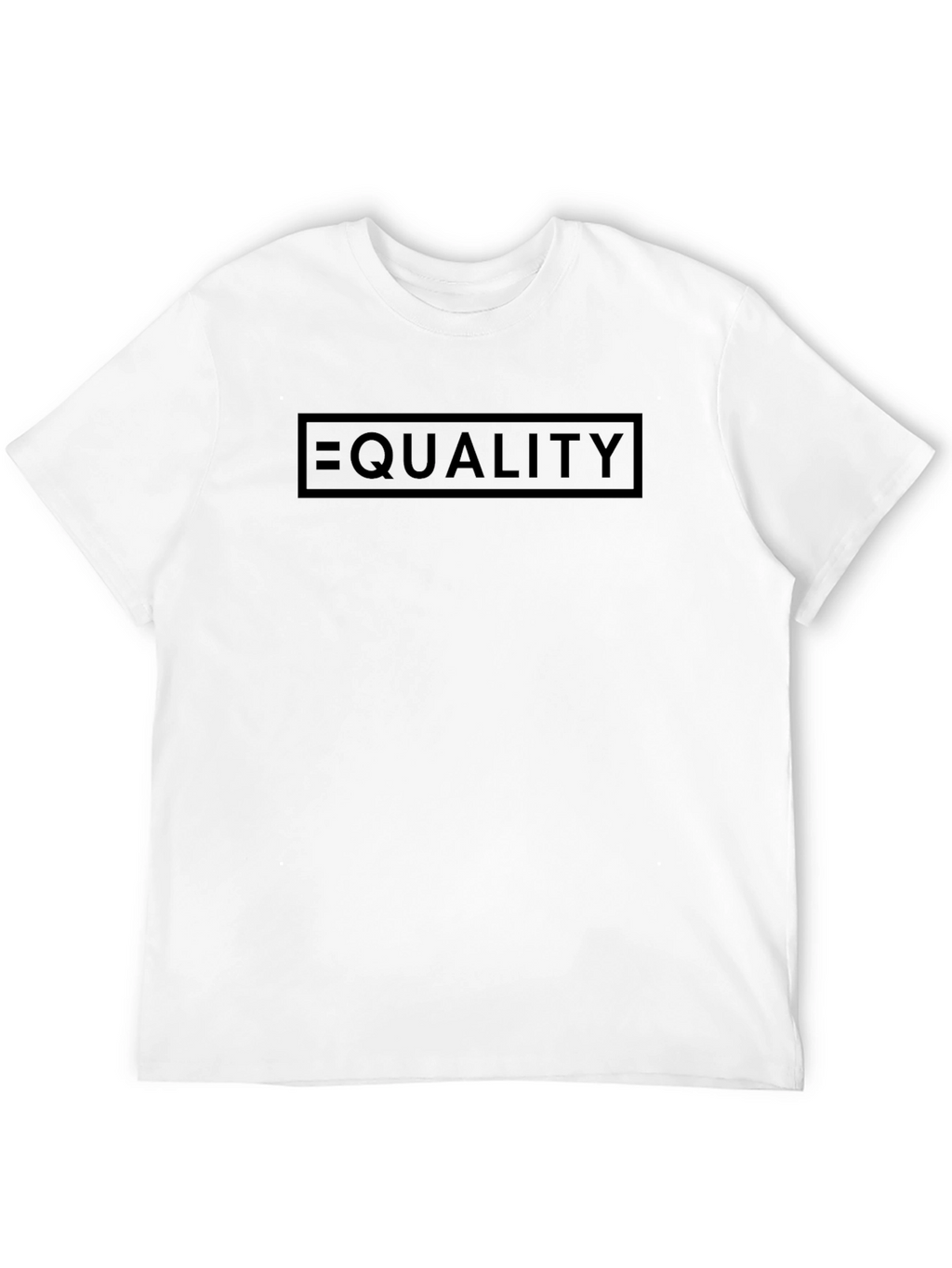 Equality Black Graphic Tee - Modern Statement Shirt