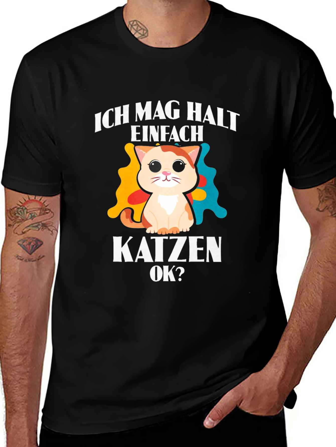 Cat Lover T-Shirt - I Just Like Cats OK?