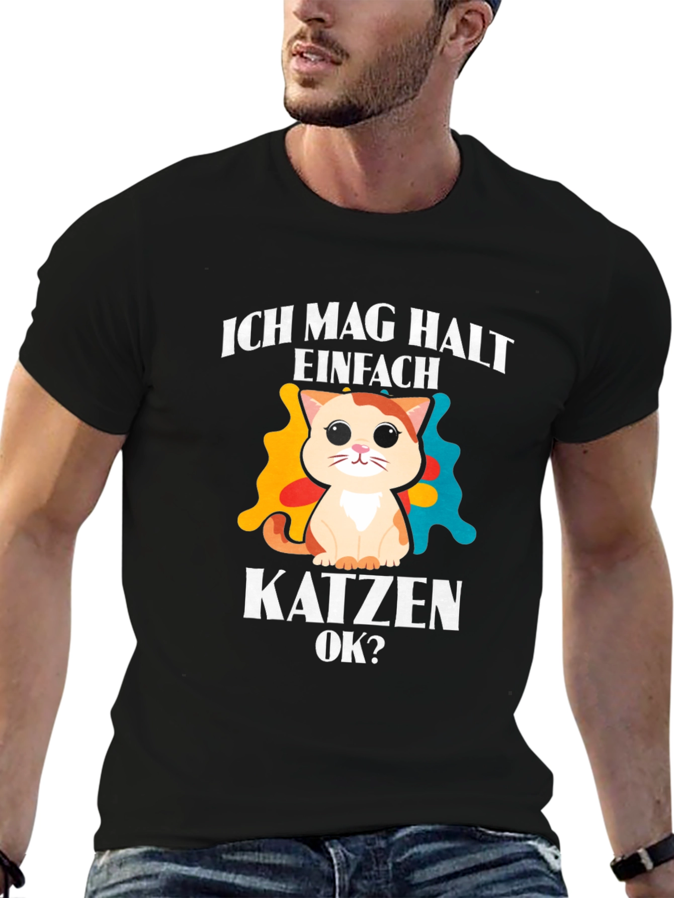 Cat Lover T-Shirt - I Just Like Cats OK?