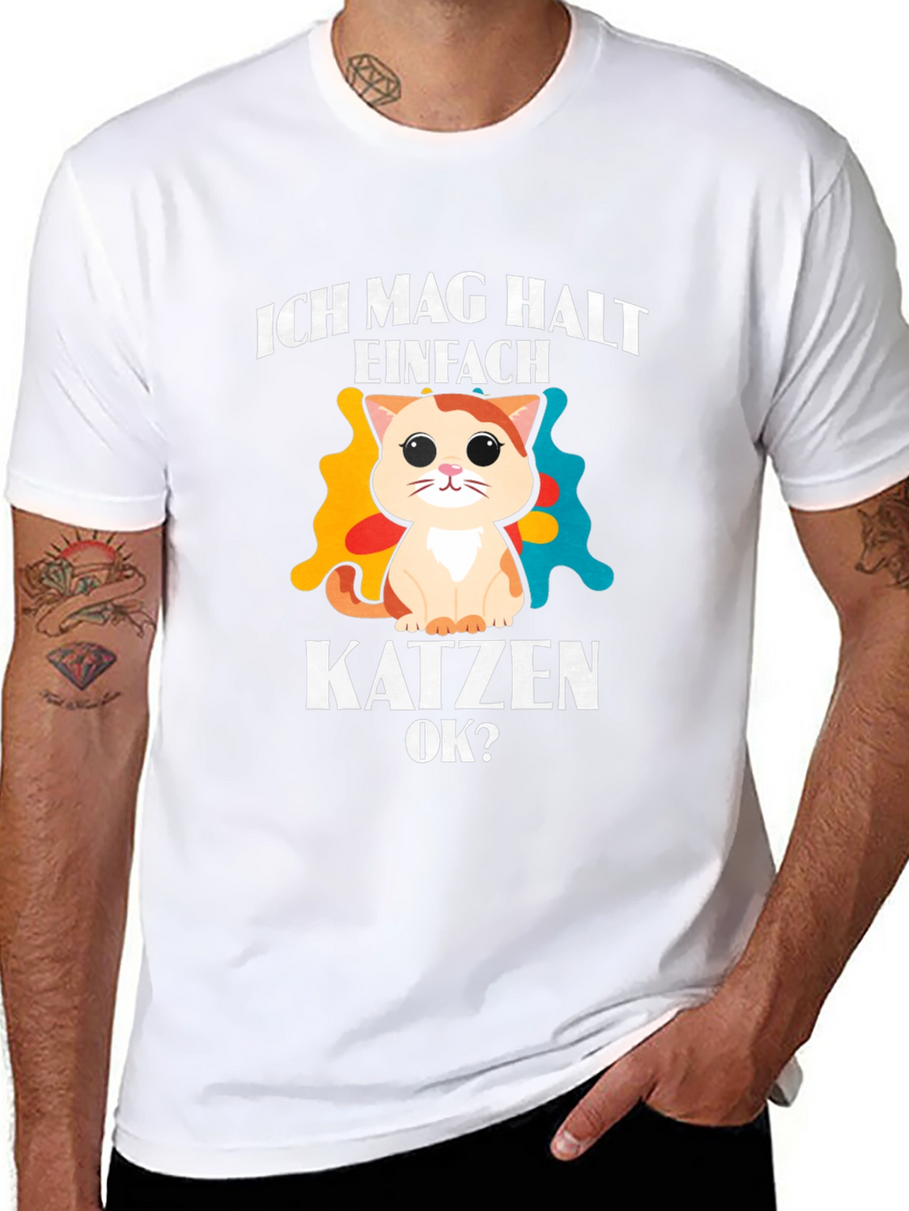 Cat Lover T-Shirt - I Just Like Cats OK?