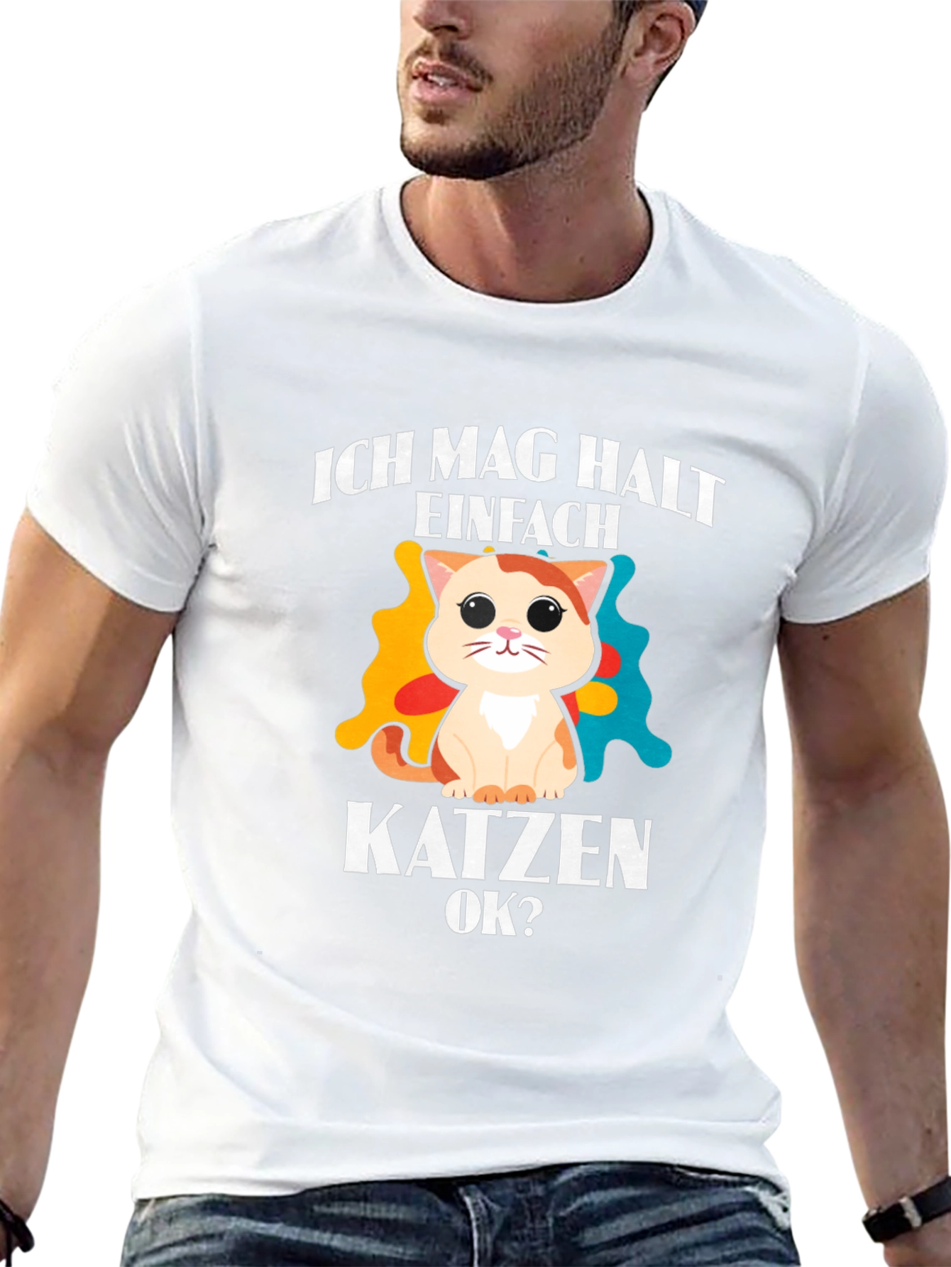 Cat Lover T-Shirt - I Just Like Cats OK?
