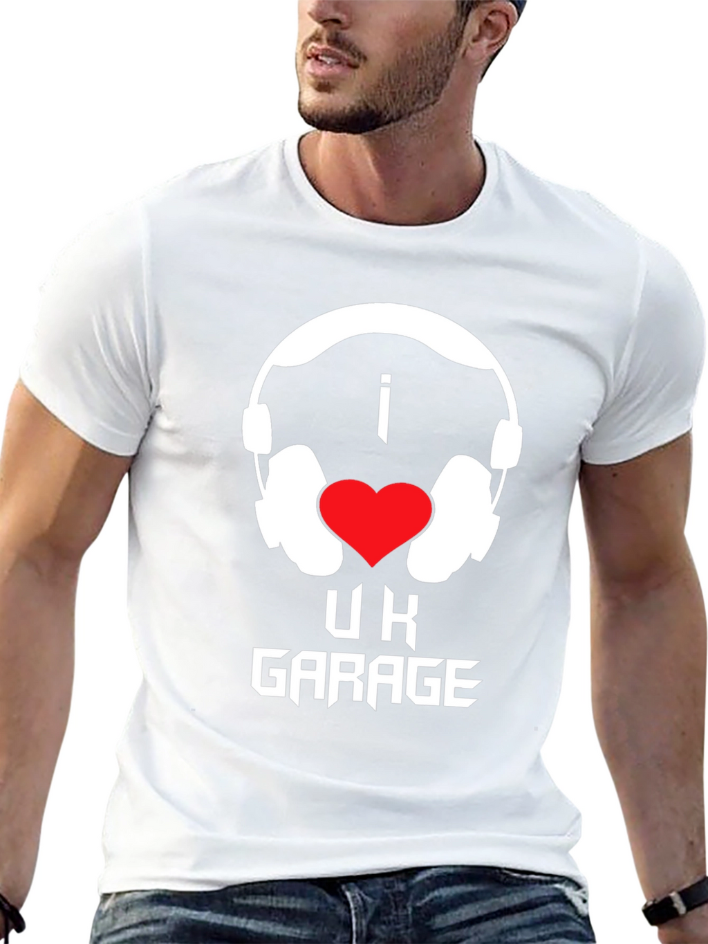I Love UK Garage Music T-Shirt