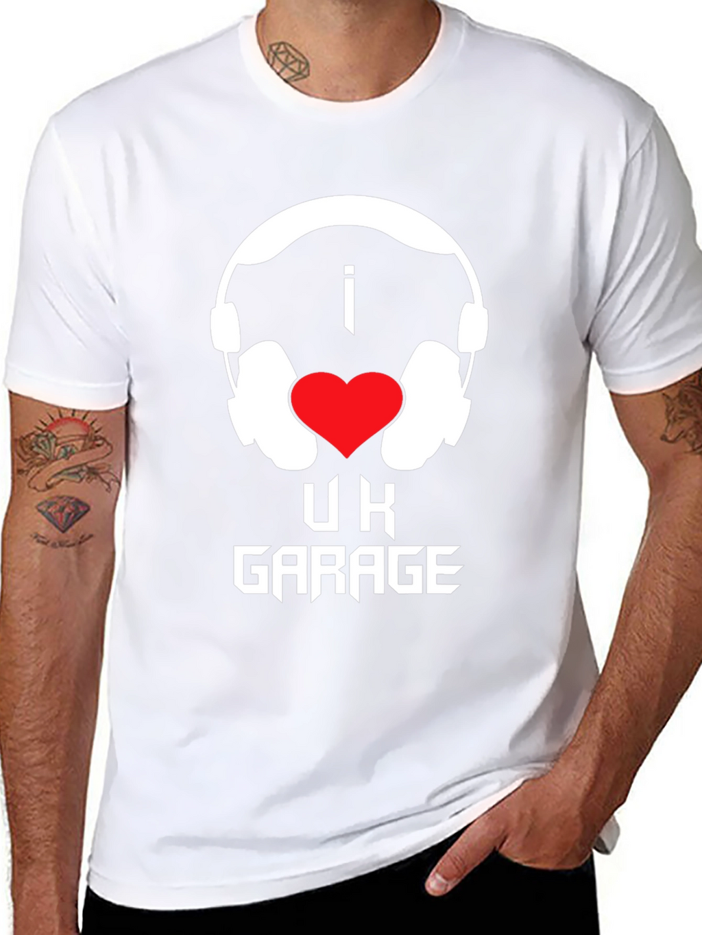 I Love UK Garage Music T-Shirt