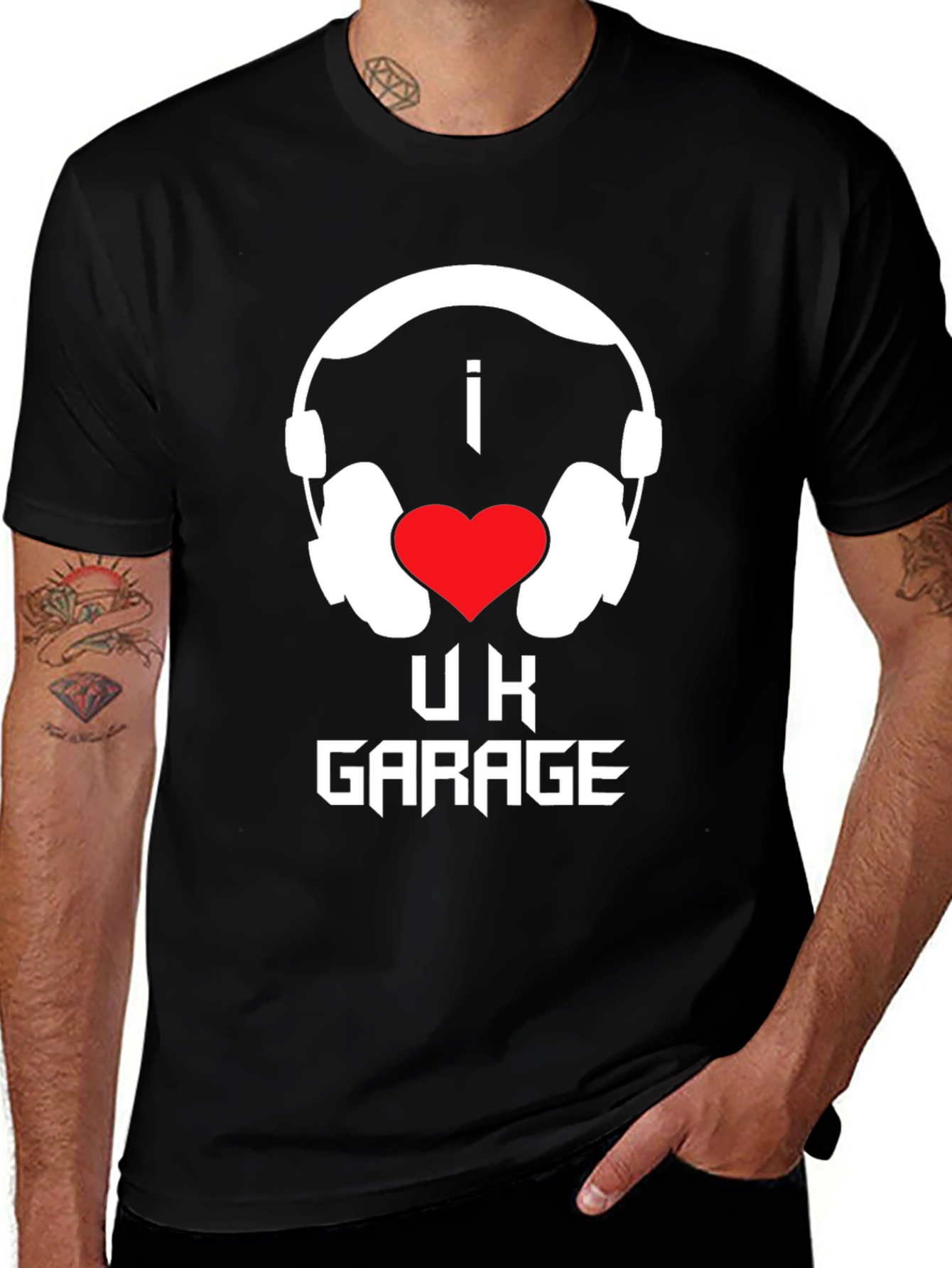 I Love UK Garage Music T-Shirt