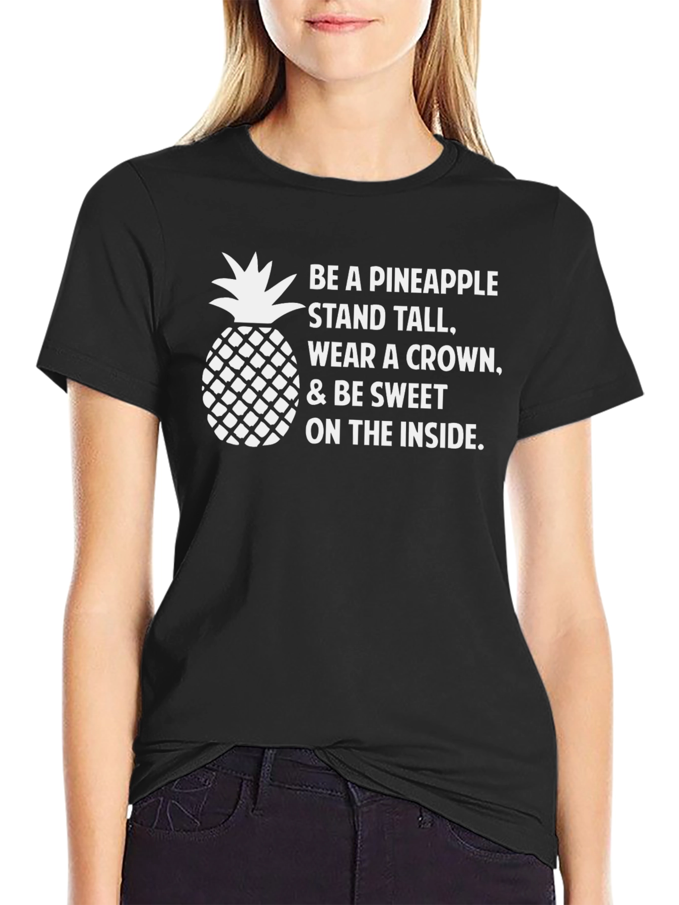 Be A Pineapple Graphic T-Shirt