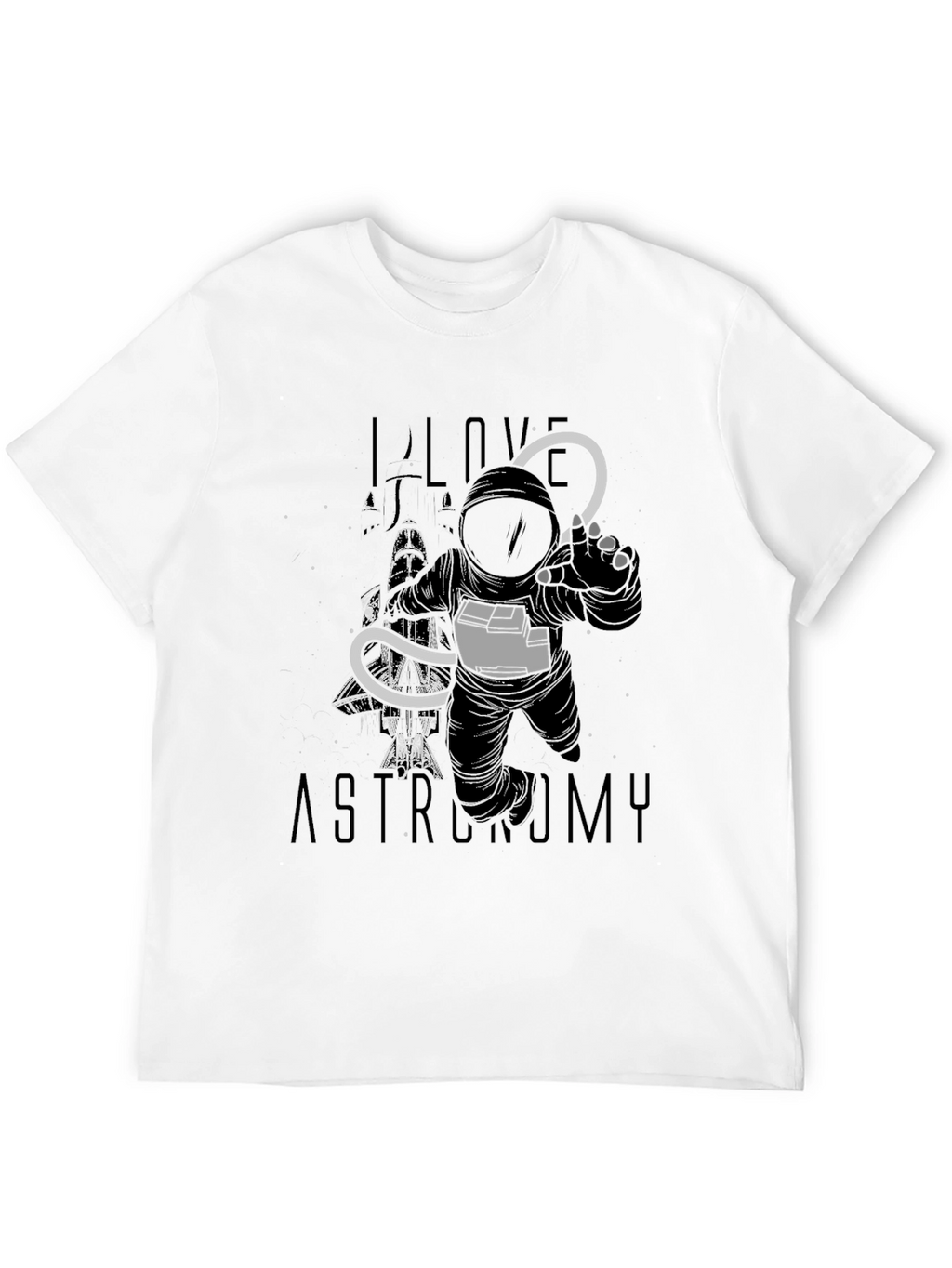 Astronomy Lover Black Graphic Tee