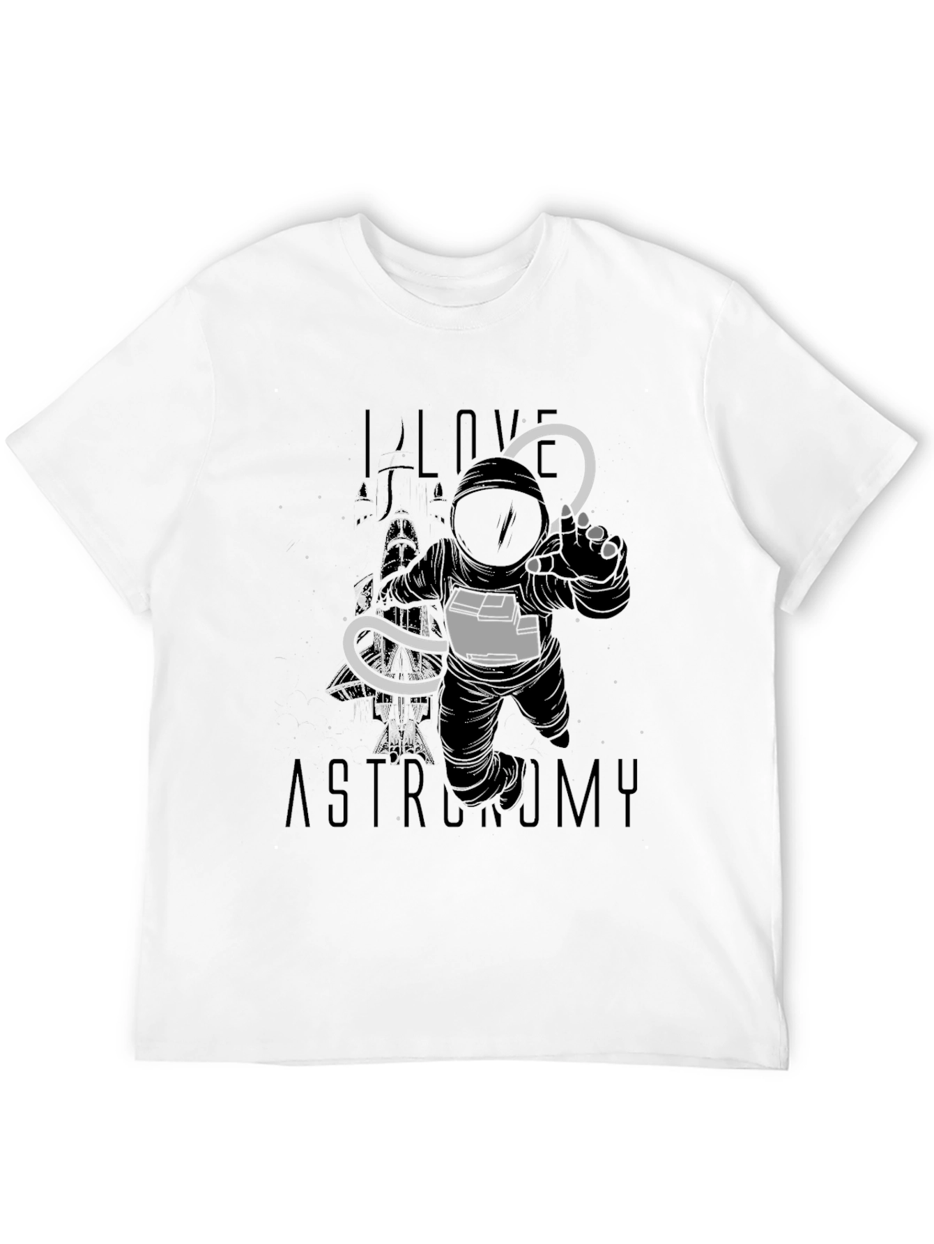 Astronomy Lover Black Graphic Tee