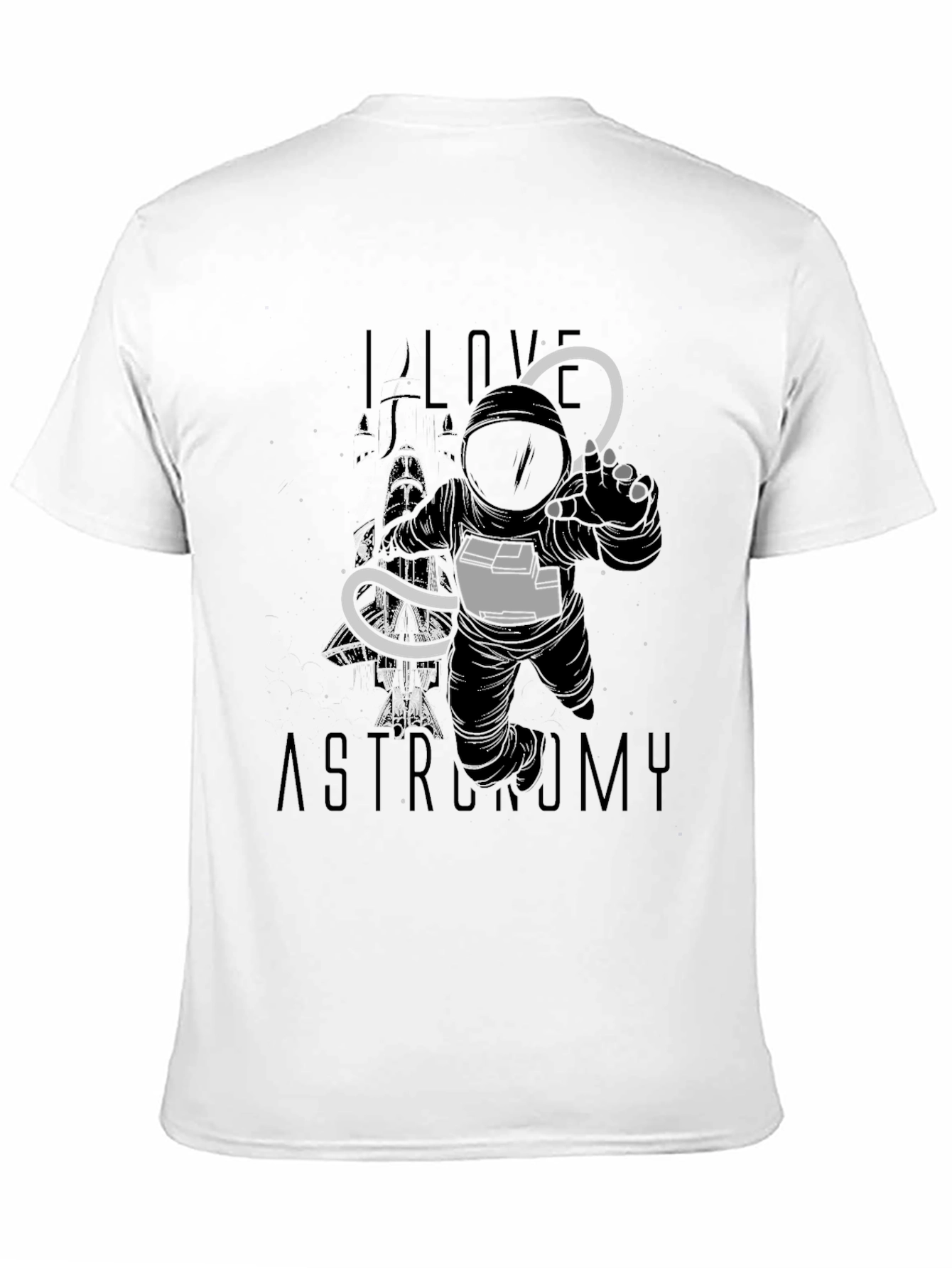 Astronomy Lover Black Graphic Tee