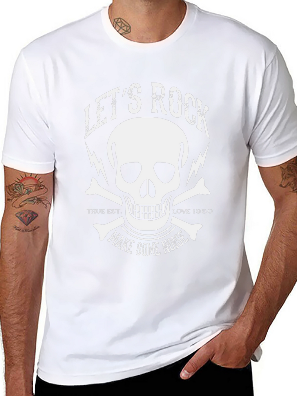Lets Rock Skull Graphic Tee