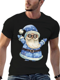 Festive Santa T-Shirt - Holiday Cheer Apparel