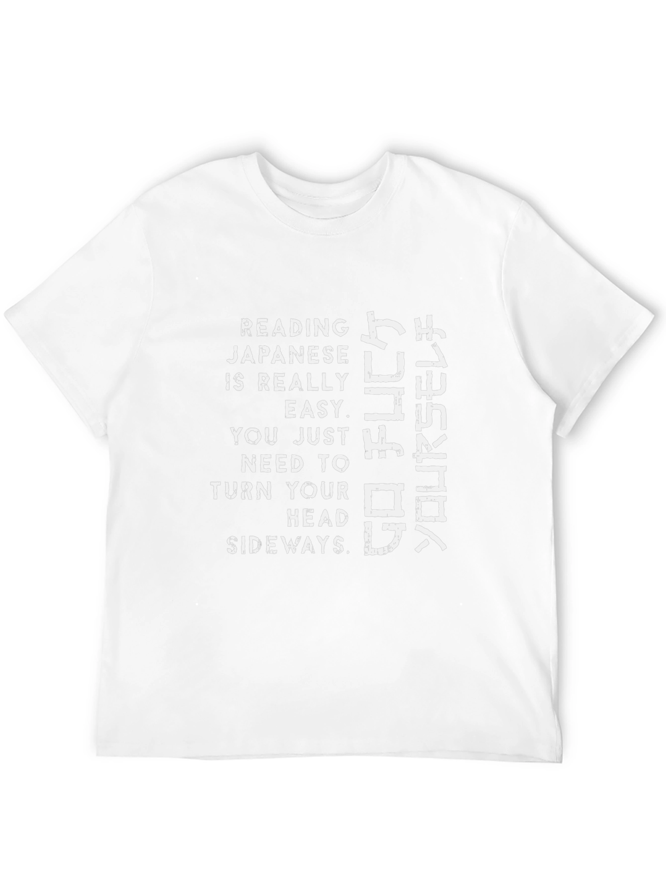 Humorous Reading Japanese Graphic Tee