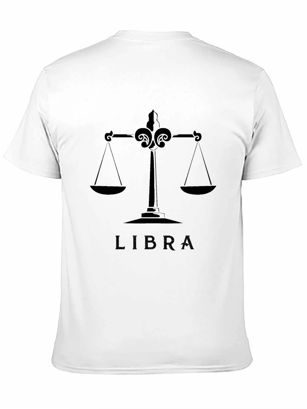 Libra Zodiac Sign Graphic Tee - Stylish Black T-Shirt