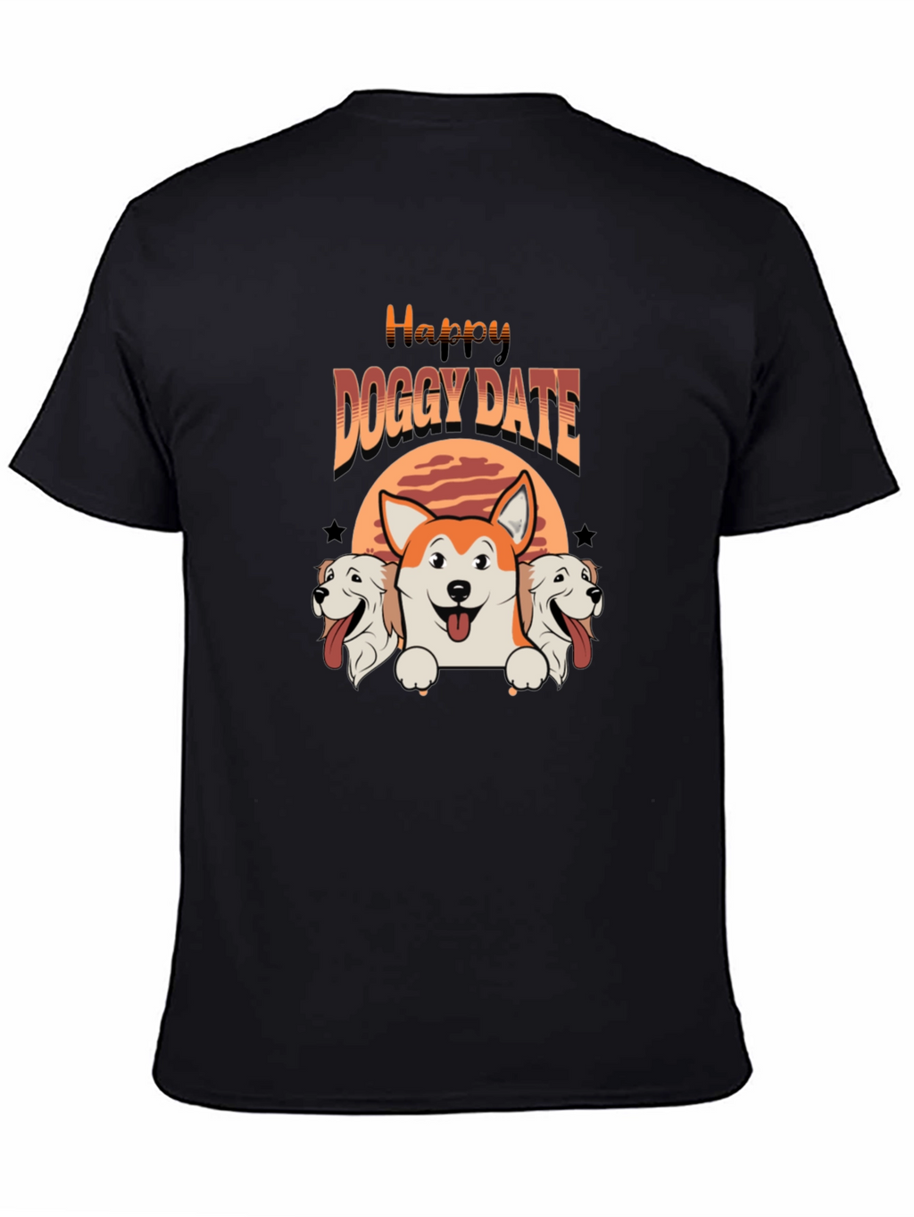 Happy Doggy Date T-Shirt - Cute Pet Lover Tee