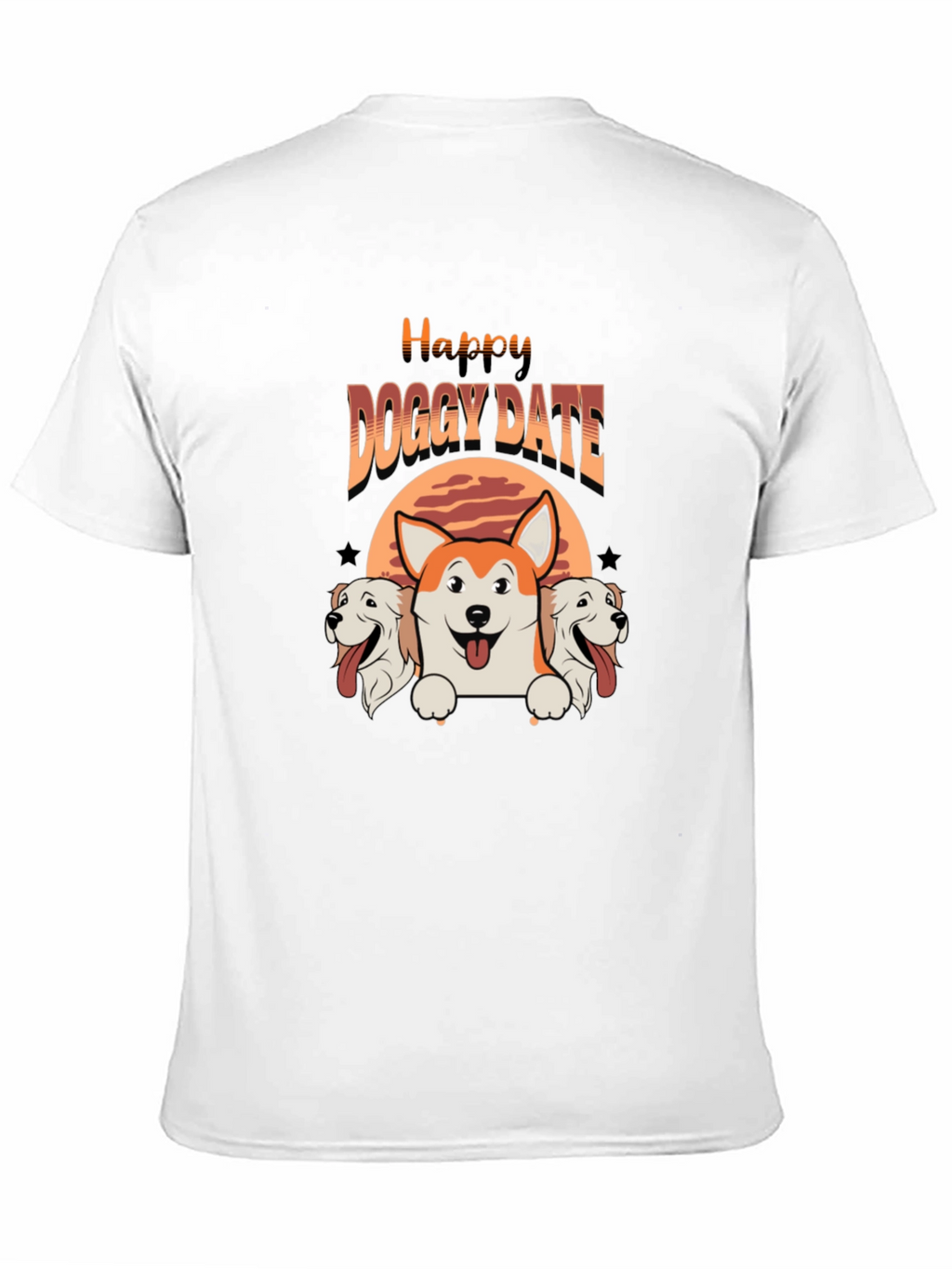 Happy Doggy Date T-Shirt - Cute Pet Lover Tee